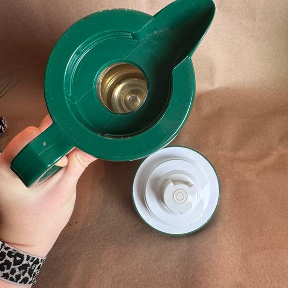 Vintage Christmas Tree Thermal Coffee Tea Hot Cocoa Carafe - Picture 6 of 6